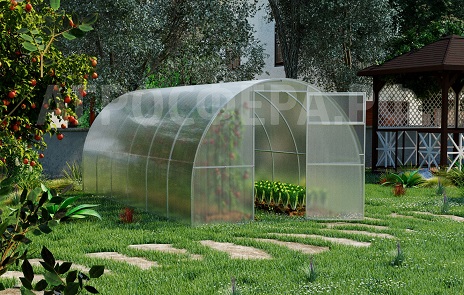 Самые популярные модели теплиц в 2025 году — Агросфера-Славянка 20х20 (шаг 1м.) — фото