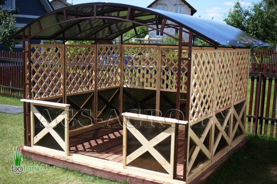 Беседки из поликарбоната — Беседка Lego Grand — фото